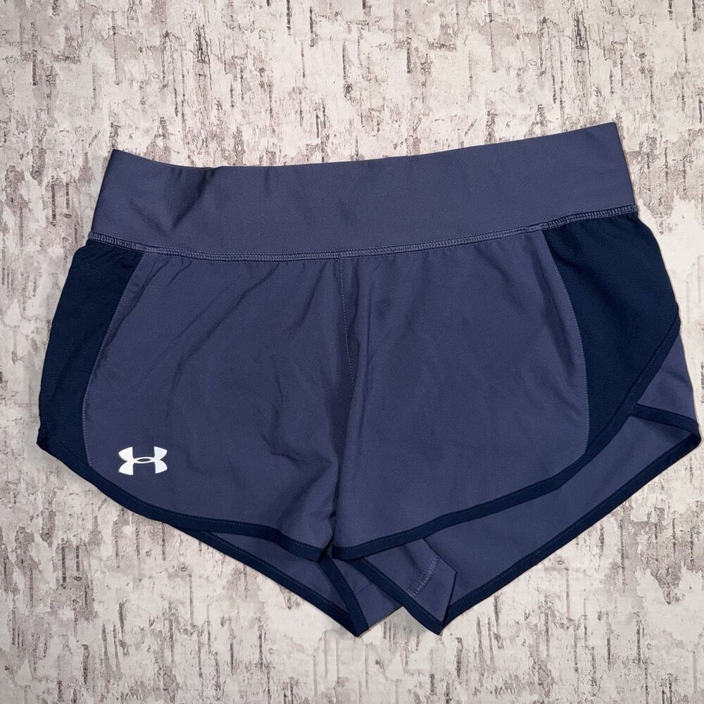 Under Armour Run Women’s Medium Fitted Heatgear Navy Shorts